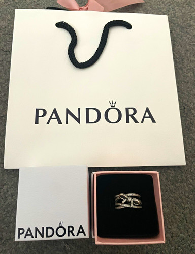 Pandora silver knot band ring - pandora,