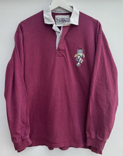 Vintage Royal Electrical & Mechanical Engineers Rugby Shirt Cotton Oxford REME L