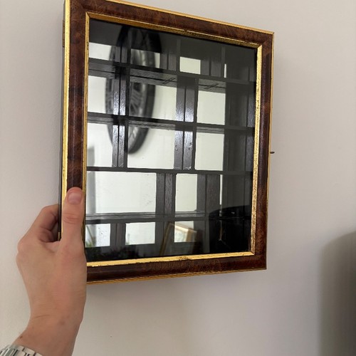 Vintage wooden glass wall - wooden,