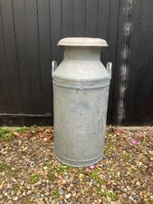 Galvanised Vintage Milk Churn