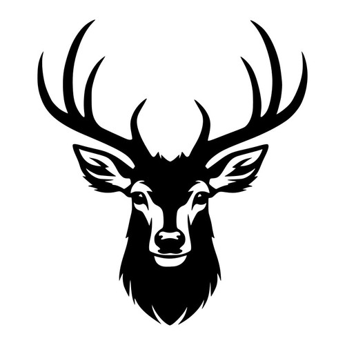 Deer head antler vinyl - head,