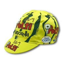 POLTI VAPORELLA RETRO VINTAGE CYCLING TEAM SUMMER MADE ITALY BIKE HAT CAP 