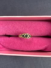 BEAUTIFUL 9ct CEYLON SAPPHIRE RING SIZE L 1/2 INTRICATE DELICATE SETTING VINTAGE