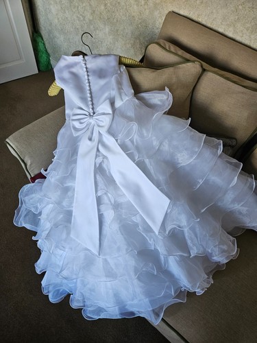 Sarah louise white ruffle - louise",
