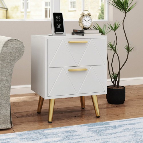 Bedside table with - bedside, drawers