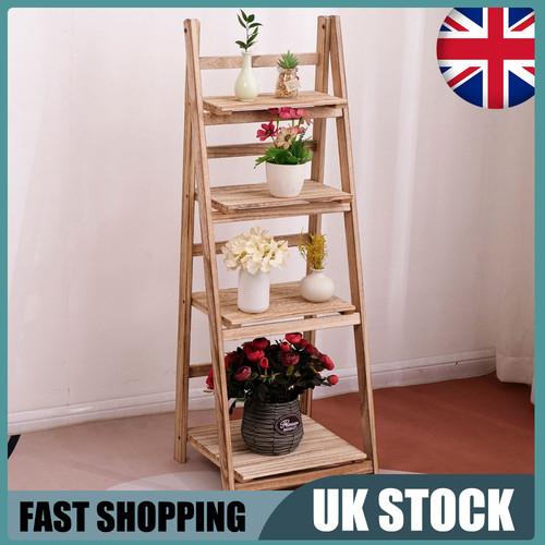 Folding tier ladder shelf - 4,