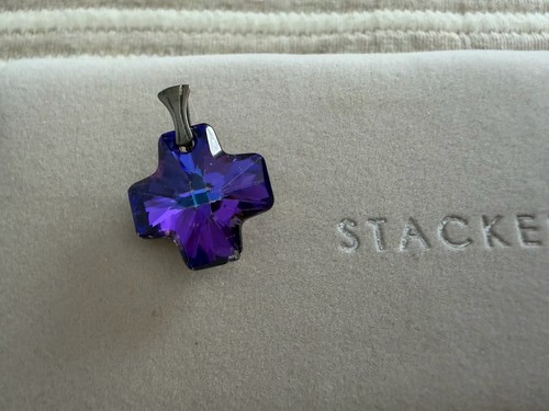 Purple swarowski crystal - purple,