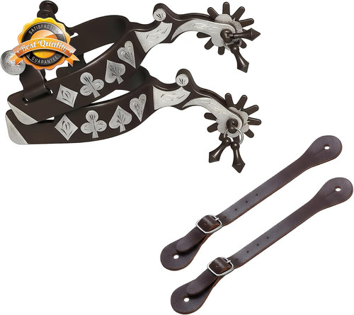 2pcs horse spurs for - spurs, cowboy