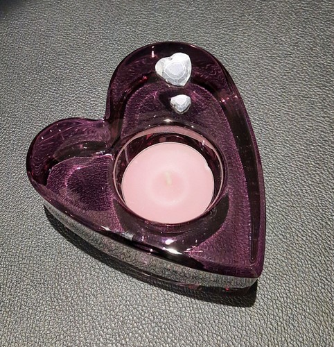 Partylite purple heart shape - partylite,