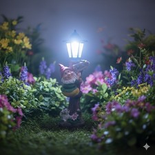 Solar LED Gnome Light Up