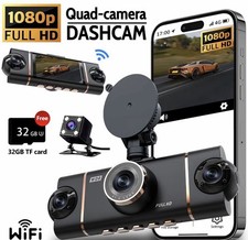 4 Channel Dash Cam WiFi 1080P
