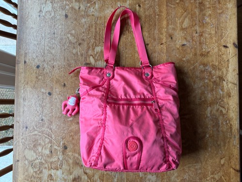 Kipling pink handbag shoulder - kipling,