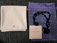 Lola Rose Black Love Heart