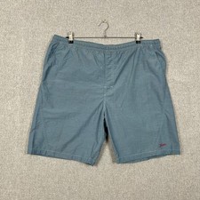 Speedo Swim Shorts Mens Size XL Blue Retro Swim Trunks