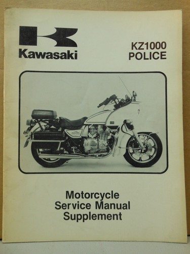 Original kawasaki 1983 police - original,