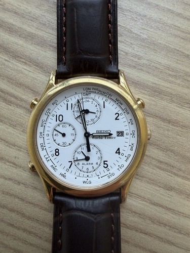 Vintage seiko world timer - world,