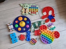 Kids Fidget Toy Bundle Popper Bubble Cube Spinner Sensory Toys