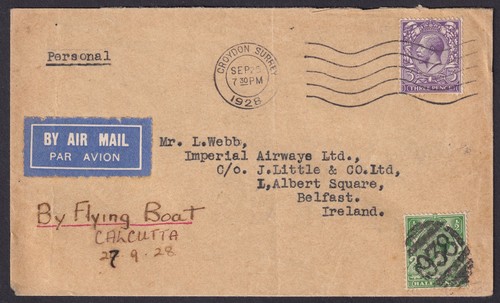 1928 airmail flying - airmail,