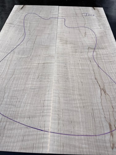 Curly flame maple - curly,