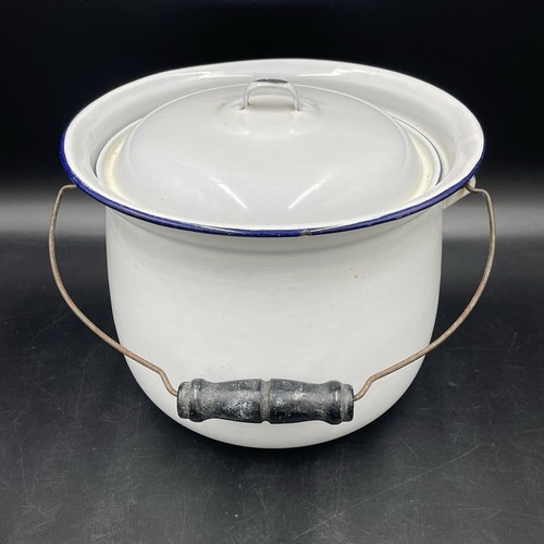 Vintage white enamel - vintage,