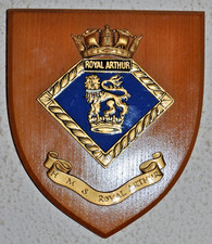 HMS Royal Arthur wall shield