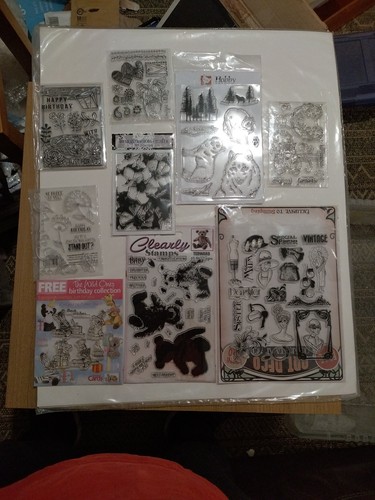 Job lot clear stamps - clear,
