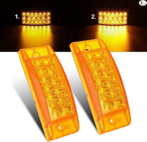 Clear lens amber light - amber,
