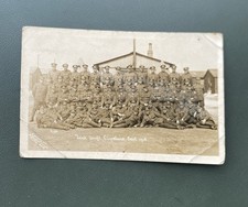 WW1 RP Postcard, British, Tank Draft, Clipstone Sept 1918, Group of Soldiers
