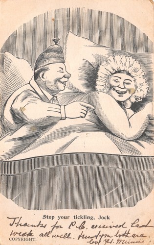 Edwardian comic postcard - postcard, in
