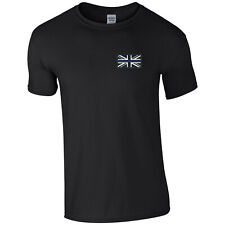 Thin Blue Line Police T Shirt Premium Quality Embroidered 3 Colours