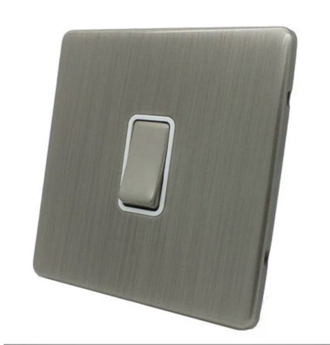 Screwless brushed chrome - screwless,