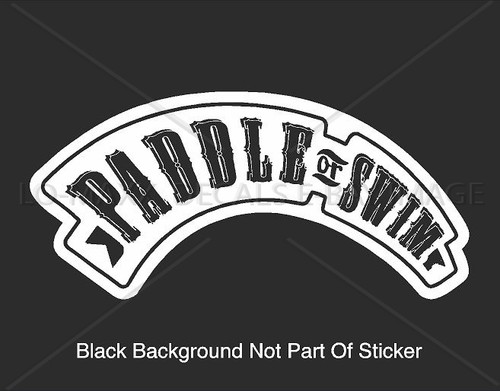 Paddle swim whitewater - swim,