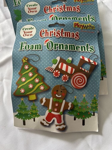 Christmas foam ornaments craft - foam,