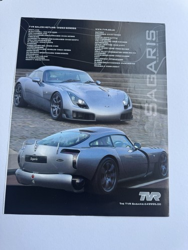 Original vintage tvr sagaris - vintage,