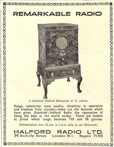 Original 1933 advert - original,