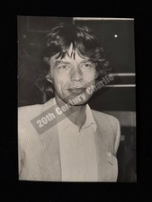 Original Rare MICK JAGGER ROLLING STONES SINGER ROCK BAND TOUR PRESS PHOTO 1980s