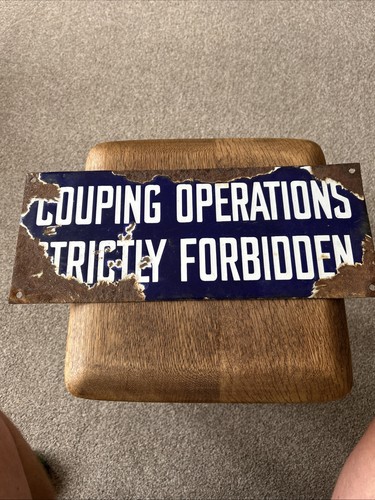 Original advertising enamel - original,