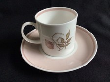 Susie Cooper - Talisman (C1139) - Coffee Cup/Can & Saucer (6 Available) - VGC