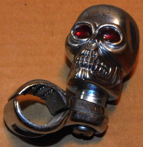 Red eye skull steering - eye,