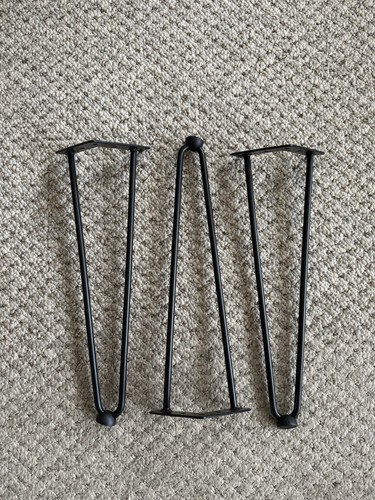 Black hairpin legs prong - black, 2