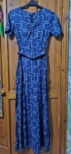 VTG 70s Maxi Dress Blue