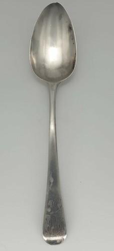 Antique dessert spoon silver - antique,