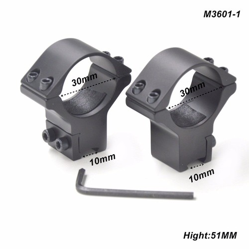 2pcs 30mm ring rifle scope - x,