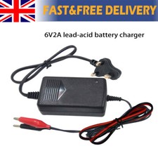 2A 6V Smart Automatic Battery Charger Maintainer For Motorcycle Car UK Plug New