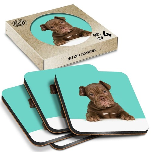 Boxed square coasters - 4,