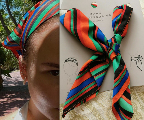Zara accessories stripe - zara, scarf
