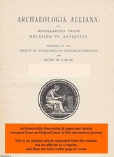 THE NORTHUMBRIAN HALF-LONG BAGPIPES. AN ORIGINAL ARTICLE FROM THE ARCHAEOLOGIA A