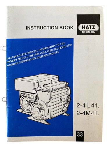 Hatz 4l41 4m41 diesel - 2-4l41,