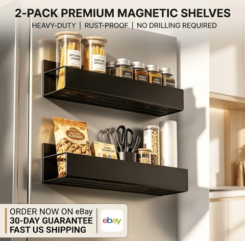 Magnetic fridge organizer - fridge,