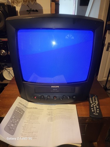 Philips crt vcr combo - vcr,